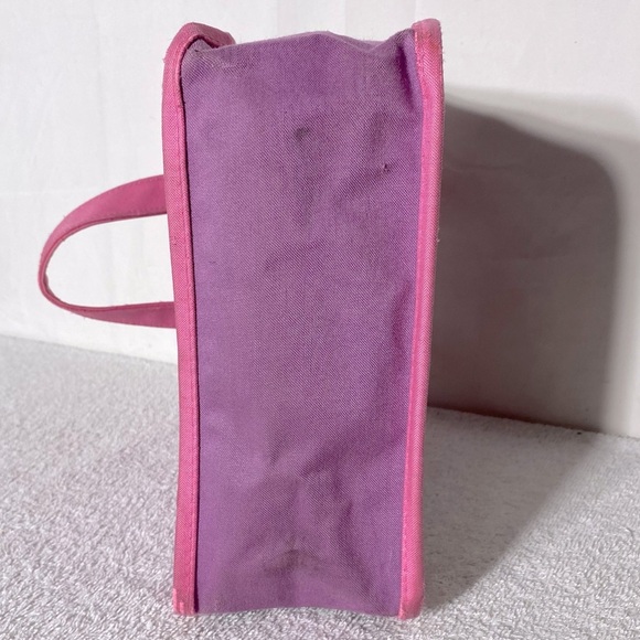 Vintage 1986 American Greetings Popples Pink Purple Childs Mini Tote Bag Purse - Picture 4 of 16